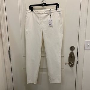 Theory size 10 Thaniel ivory pull on pant